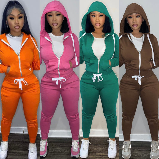 The “Chill"  Zip Up Set