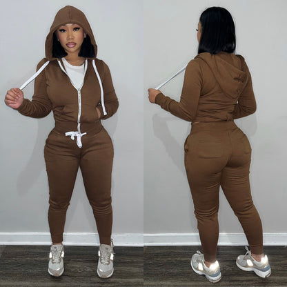 The “Chill"  Zip Up Set