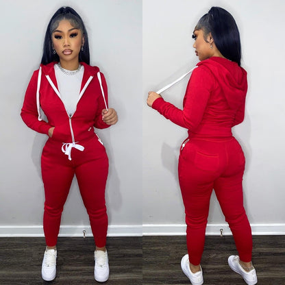 The “Chill"  Zip Up Set