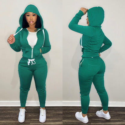 The “Chill"  Zip Up Set