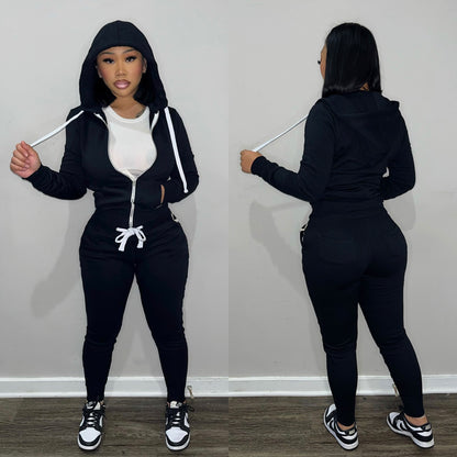 The “Chill"  Zip Up Set