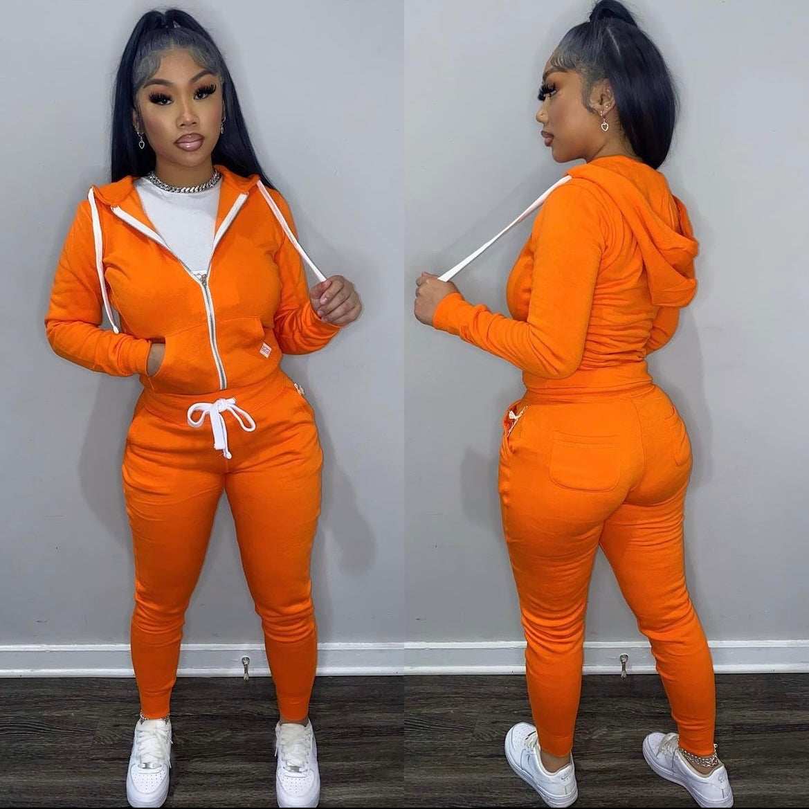 The “Chill"  Zip Up Set