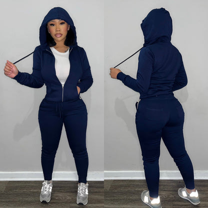 The “Chill"  Zip Up Set