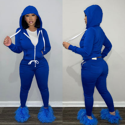 The “Chill"  Zip Up Set